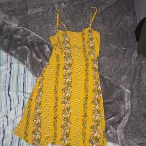 Mustard yellow dress